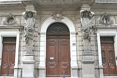 Atlantes, Marseille, no&nbsp;22 rue Breteuil.