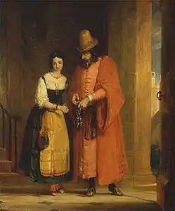 Shylock et Jessica, 1830Centre d'art britannique de Yale
