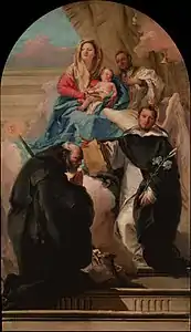 Vierge à l'enfant avec trois saints (1759-62)Musée national de l'art occidental, Tokyo.