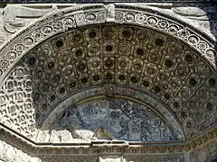 Détail de l'arc de triomphe.