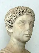 Buste de Julia, fille de Titus, de l'île Tibérine.