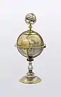 Globe en argent, Jakob Stampfer (v. 1550).
