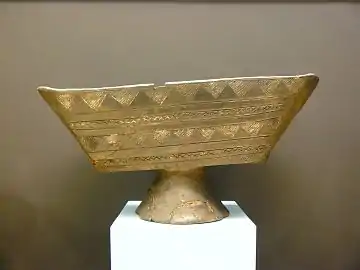 Coupe en terre cuite (culture de Golasecca), milieu du VIIe&nbsp;siècle&nbsp;av. J.-C.