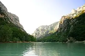 La rivière Verdon.