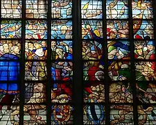 Vitrail no 25 de la Grande église Saint-Jean de Gouda, réalisé en 1603.