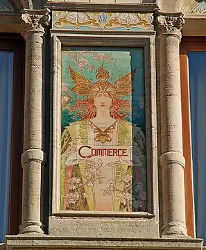 Grande Maison de Blanc : Allégorie du Commerce.