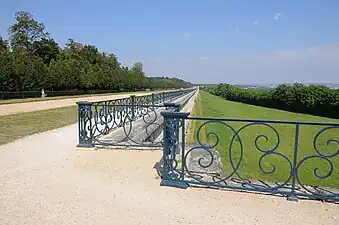 Terrasse vue vers le nord-est.