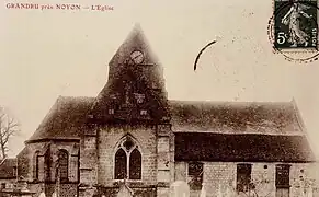 L'église avant 1914.