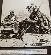 Griot de Sine en tenue de guerre (1866).