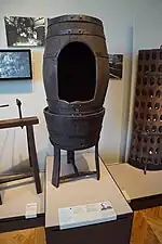 Guérite de dégorgement.