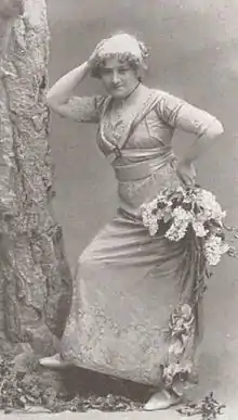 María Guerrero dans La flor de la vida (1911), des frères Álvarez Quintero