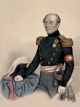 Guillaume-Henri Dufour, chef des forces armées confédérales.