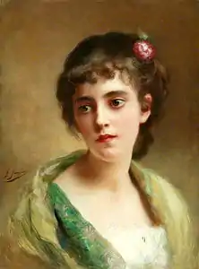 Tête de jeune fille