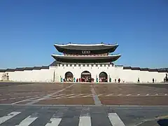La porte de Gwanghwamun en 2014