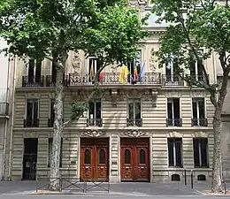 Ancien hôtel de Wignacourt. Actuelle délégation Wallonie-Bruxelles.