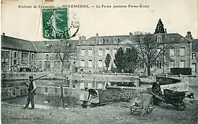 La ferme Vasselle (ancienne ferme-école) au début du XXe&nbsp;siècle.