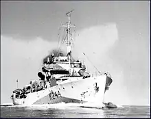 La corvette NCSM&nbsp;Charlottetown&nbsp;(K244) vers 1941-1942