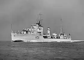 illustration de HMS Gallant (H59)