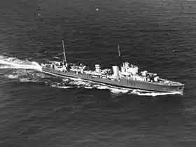 illustration de HMS Hereward (H93)