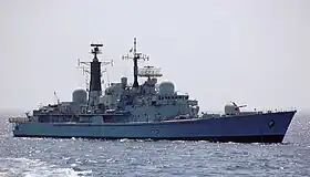 illustration de HMS Manchester (D95)