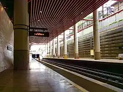 Une vue de la station.