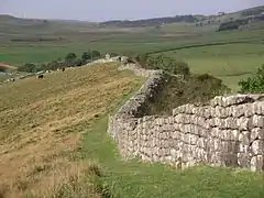 Sections du mur d'Hadrien, IIe siècle (Royaume-Uni).