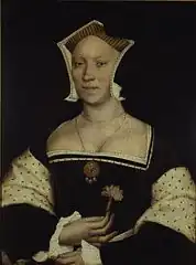 Hans Holbein le Jeune, Élisabeth Vaux.