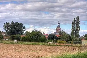 Une vue générale du bourg.