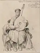 Pavlo Hachtchenko et sa bandoura.