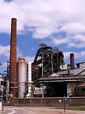 Les usines Saint-Gobain.