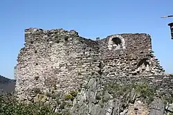L'ancienne façade du château