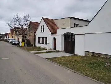 Une rue de Heřmaň.