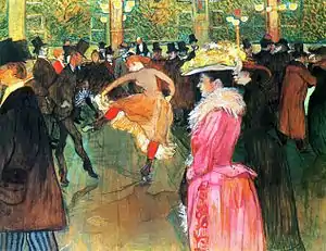 Henri de Toulouse-Lautrec, La Danse au Moulin Rouge, 1889-1890