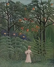 Femme se promenant dans une forêt exotique, 1905 – Fondation Barnes, Philadelphie.