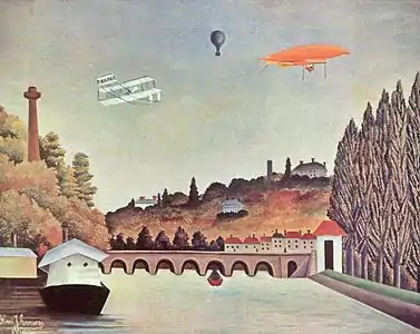 Douanier RousseauVue du pont de Sèvres, 1908Musée Pouchkine, Moscou.