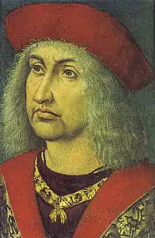 Le duc Albert&nbsp;III de Saxe dit L'intrépide (1443-1500), fondateur de la branche albertine
