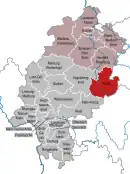 Drapeau de Arrondissement de Fulda