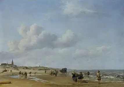 La Plage à Scheveningen (1658)Cassel.