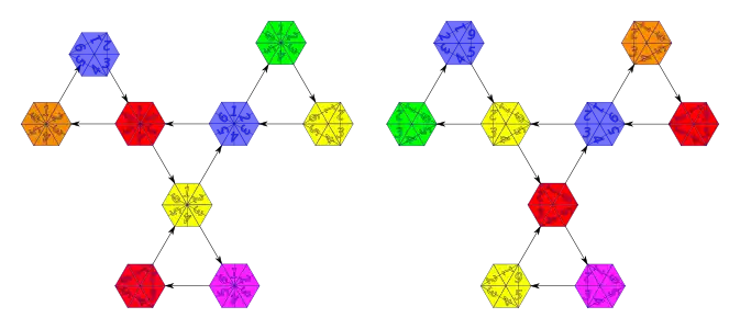 Schémas de pliage (Tuckerman Traverse) recto et verso.