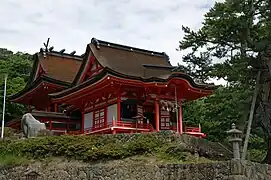 Kami-no-miya lors d'une matinée tranquille