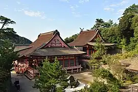 Sanctuaire de Hinomisaki par une journée claire