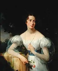 Portrait d'Hortense Baller, future Mme&nbsp;Jacob-Desmalter (entre 1832 et 1837), Paris, musée du Louvre.