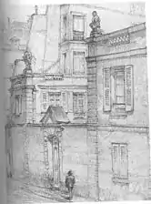 Hôtel Raoul au XIXe&nbsp;siècle.