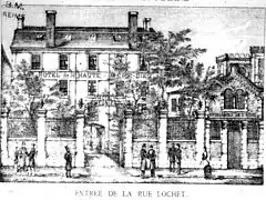 la Haute-Mère-Dieu, avec la synagogue à droite.