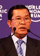 Hun Sen, Président du parti depuis 2015Premier ministre depuis 1985