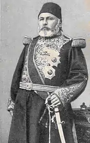 Hüseyin Avni Pacha&nbsp;(en), grand vizir assassiné en 1876.