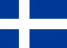 Ancien drapeau non officiel de l'Islande (vers 1900)