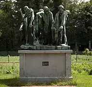 Les Bourgeois de Calais, domaine de Mariemont.