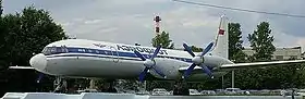 Un ancien Iliouchine Il-18 de l'Aeroflot, similaire à celui impliqué dans l'accident