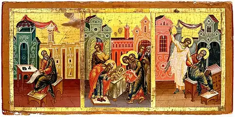 Icône orthodoxe russe antérieure au XIXe&nbsp;siècle